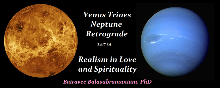 Venus trines Neptune Retrograde